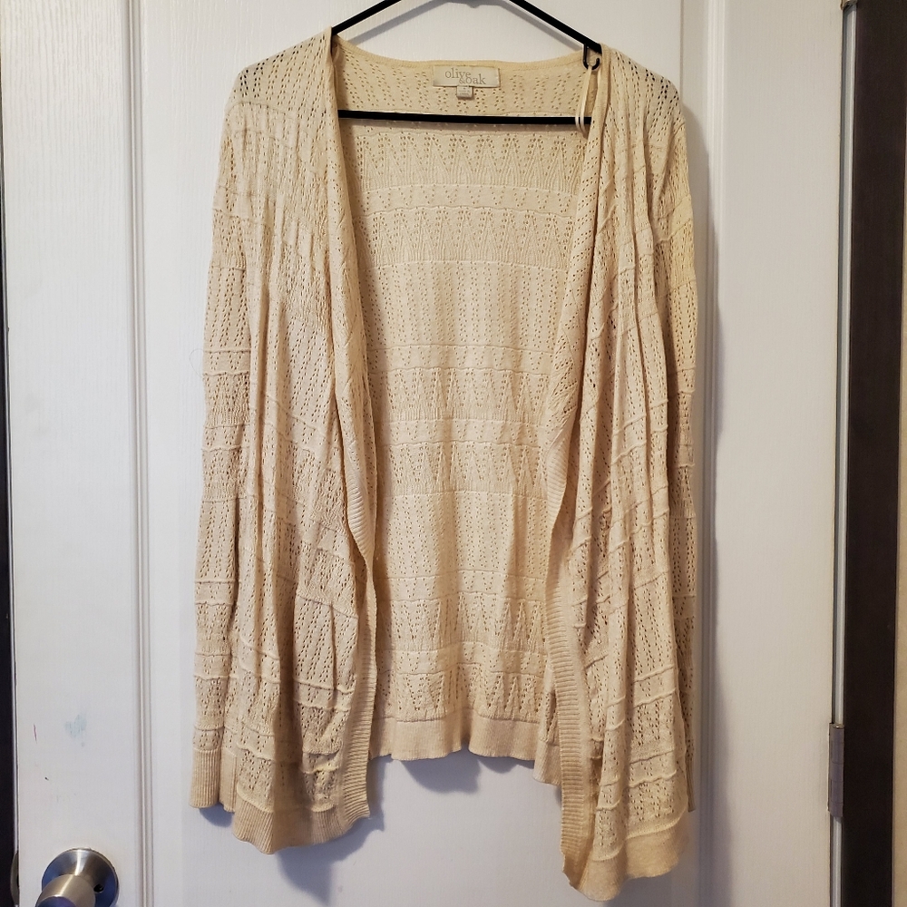 Olive and Oak Cream Knitted Sweater (size S)